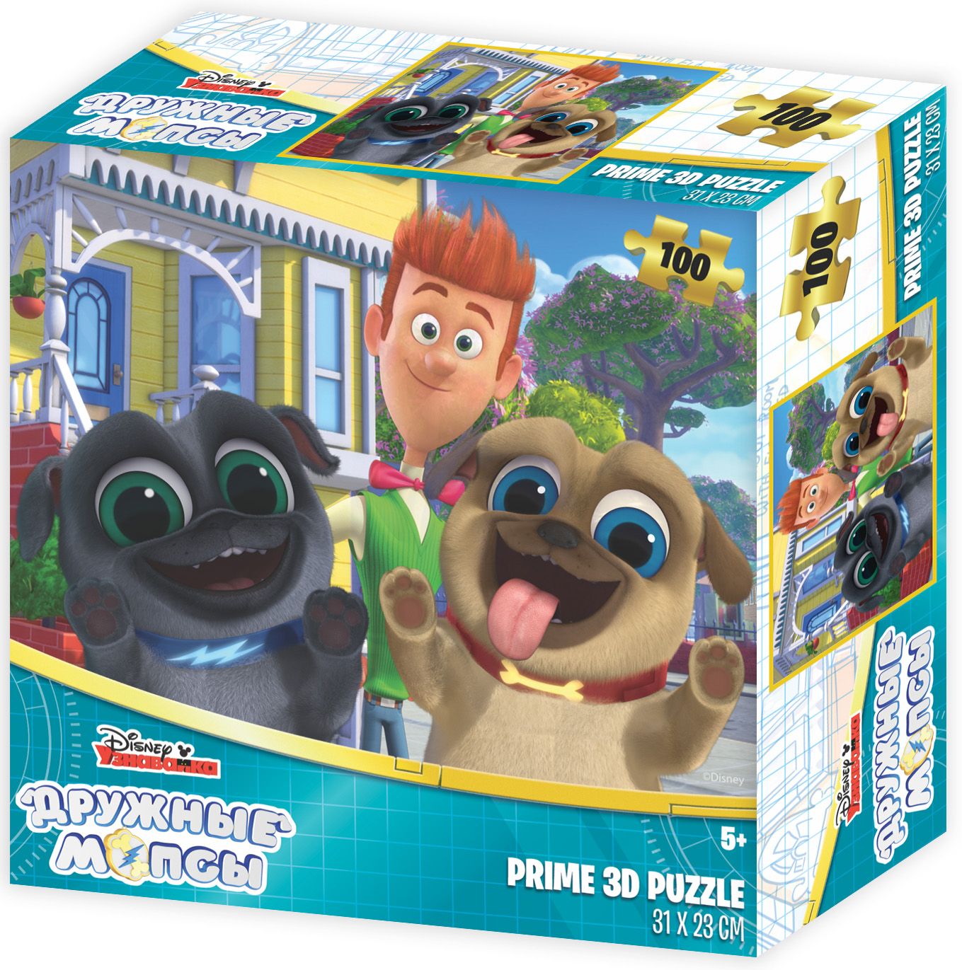 

Super 3D Puzzle: Дружные мопсы (100 элементов)