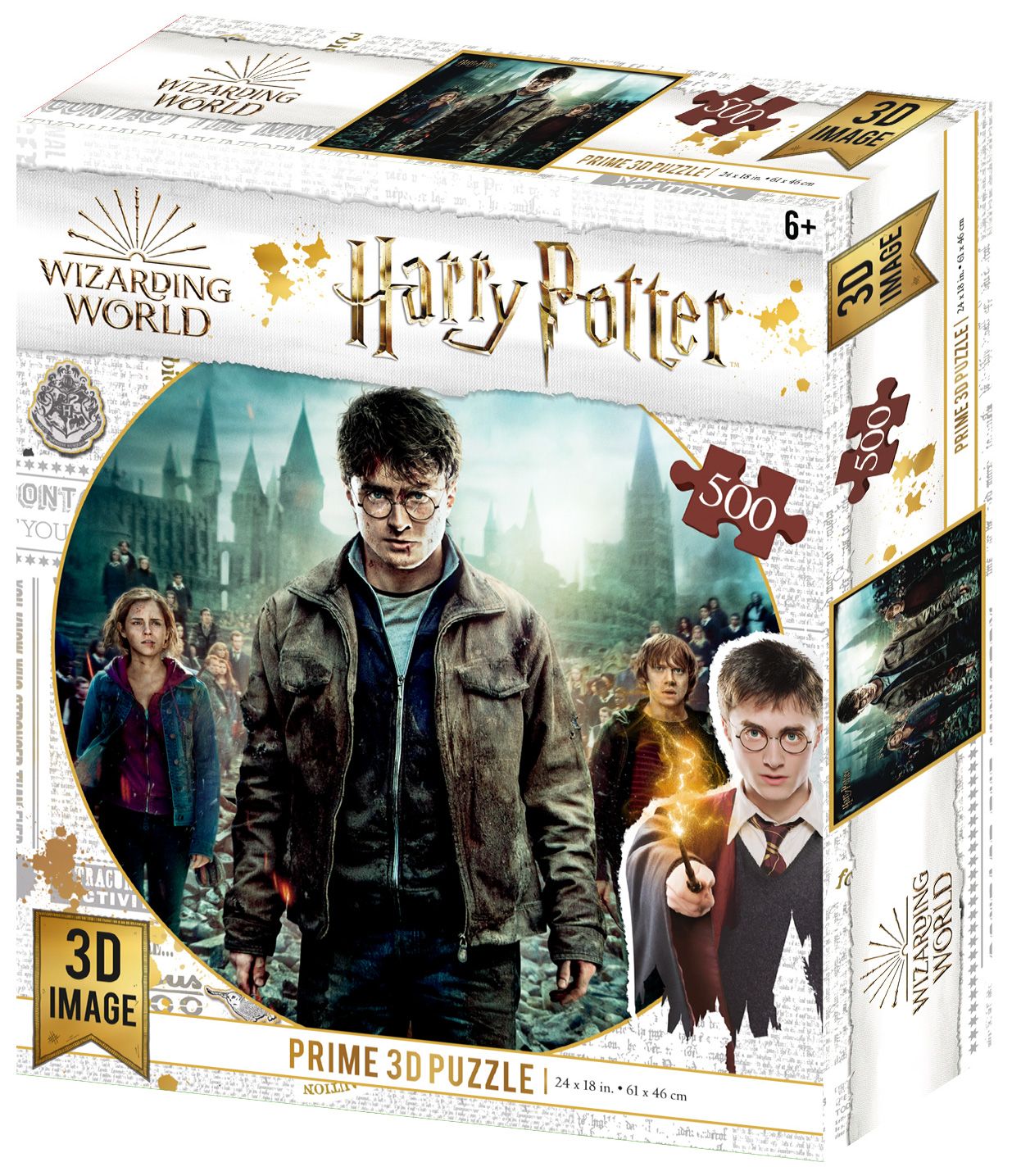

Super 3D Puzzle: Harry Potter – Гарри, Гермиона и Рон (500 элементов)