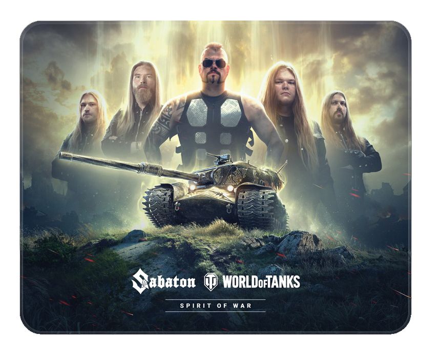 Коврик для мыши World Of Tanks: Sabaton Band Limited Edition Large