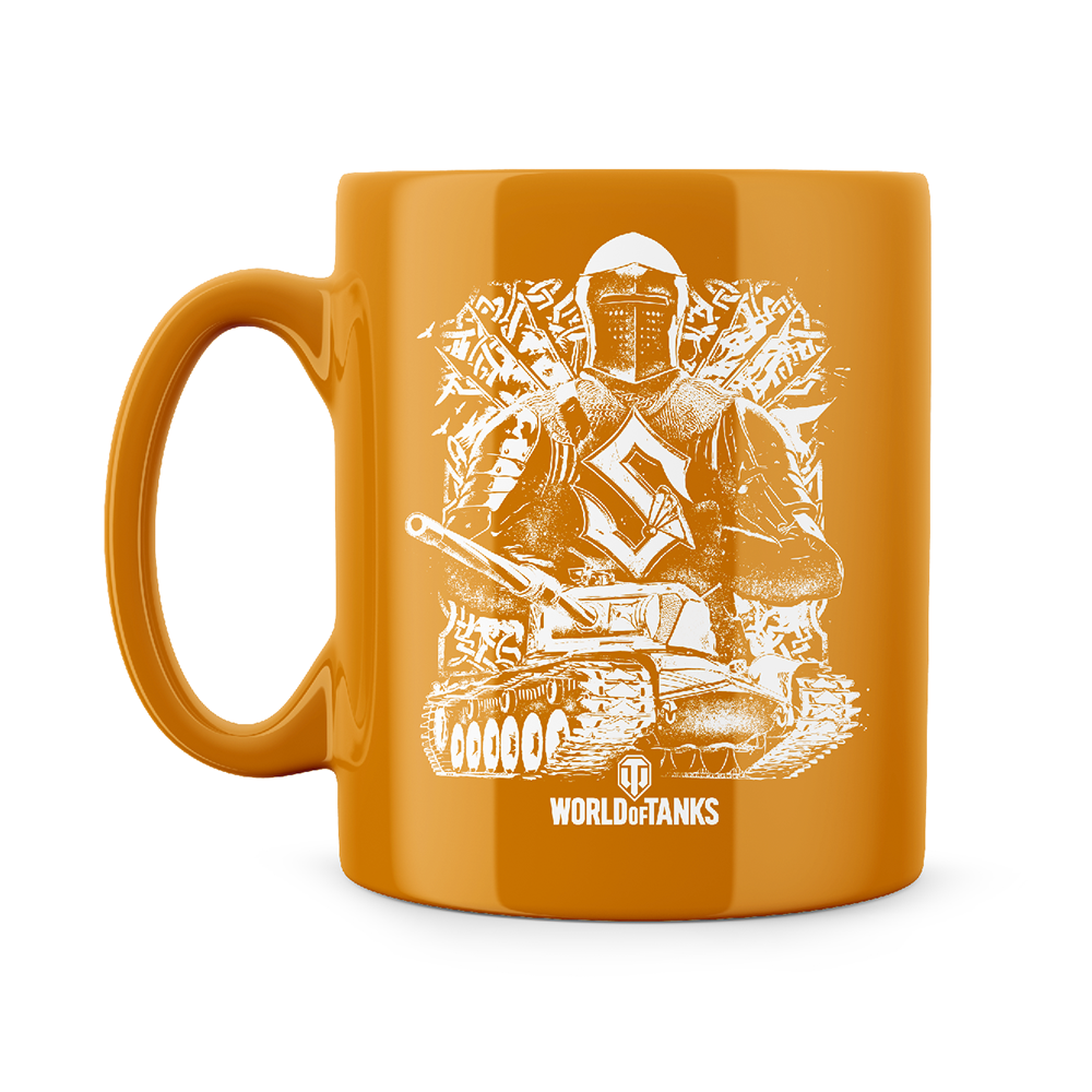 Кружка World Of Tanks: Sabaton Knight Limited Edition оранжевая