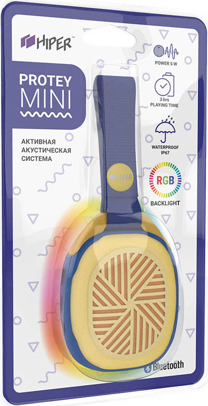 

Портативная Bluetooth колонка HIPER Protey Mini (Blue)