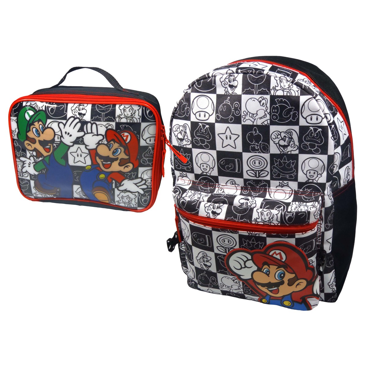 

Рюкзак Super Mario Mario Luigi + ланчбокс