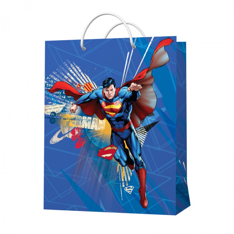 Пакет Superman 3 подарочный малый (180x223x100 мм)