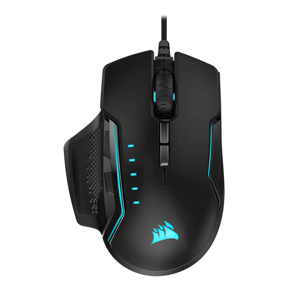 

Мышь Corsair Gaming GLAIVE RGB PRO игровая беспроводная для PC (CH-9302211-EU)