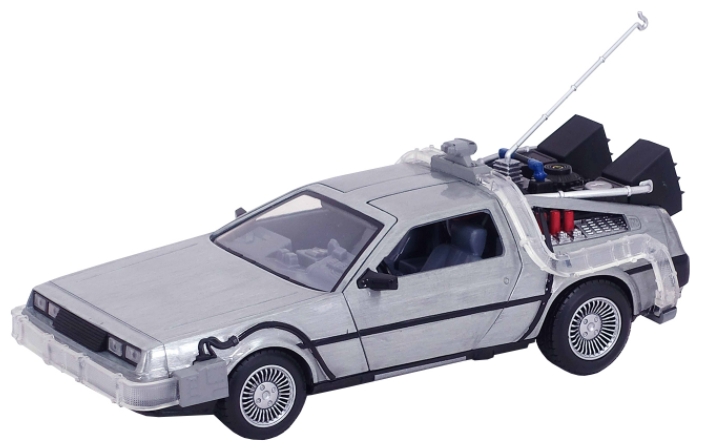 

Модель машины Hollywood Rides: Back To The Future 1 – Time Machine (масштаб 1:24)