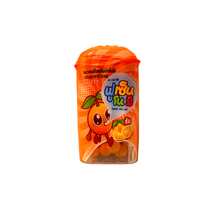 цена Жевательная резинка Lotte Small Glas Orange Вкус апельсина