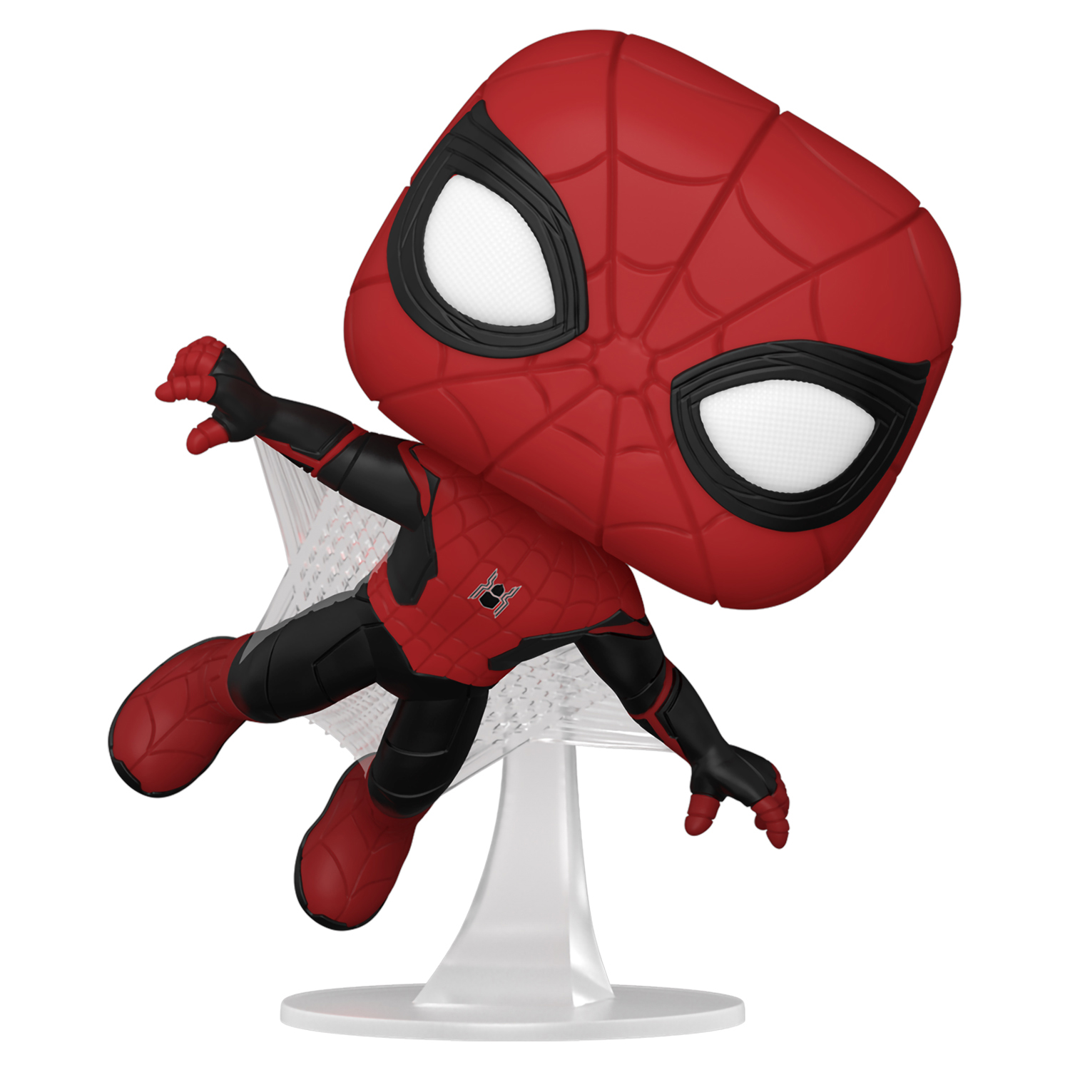 Фигурка Funko POP Marvel: Spider-Man No Way Home – Spider-Man Upgraded Suit Bobble-Head (9,5 см)