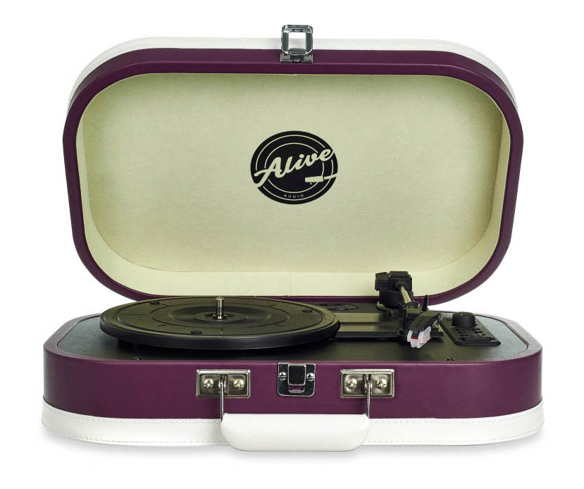 

Виниловый проигрыватель Alive Audio: Vintage Blueberry Nights c Bluetooth