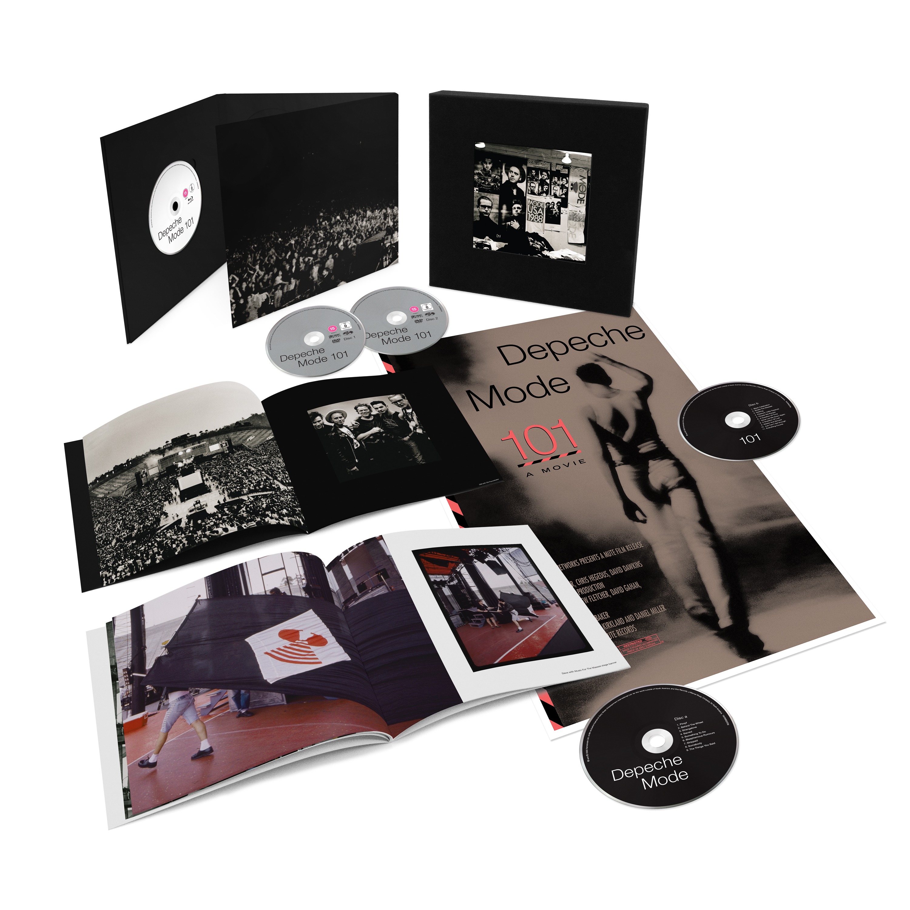 

Depeche Mode – 101 (2 CD + 2 DVD + 2 Blu-Ray + Book + Poster) Deluxe Box Set