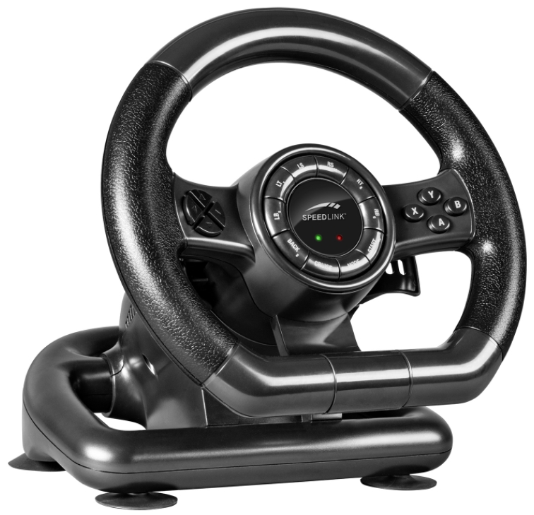 цена Руль Speedlink Black Bolt Racing Wheel (SL-650300-BK) для PC