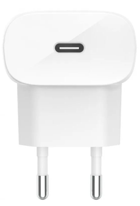 

Сетевое зарядное устройство Belkin USB-C PD 20Вт, с кабелем Lightning, 1,2м, (белый) (WCA003vf04WH)