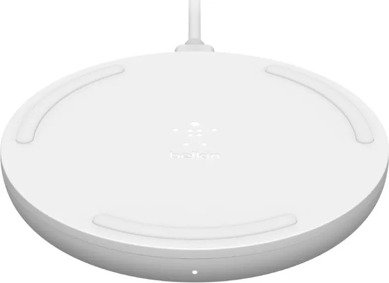 Беспроводное зарядное устройство Belkin 15Вт, с адаптером (белый) (WIA002vfWH) от 1С Интерес