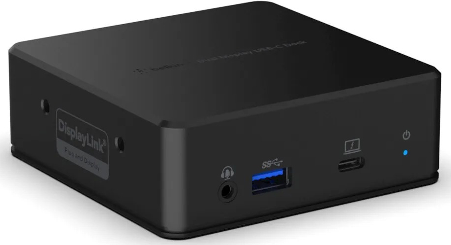 

Док-станция Belkin для двух дисплеев, USB-C (черный) (INC002VFBK)