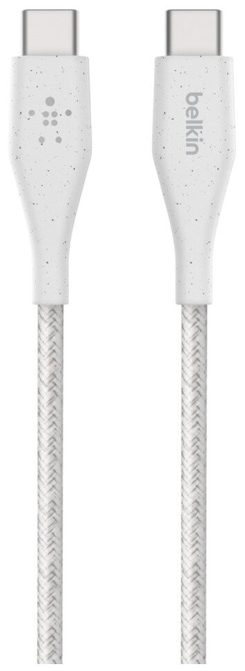

Кабель Belkin BOOST CHARGE USB-C/USB-C с ремешком, 1,2м (белый) (F8J241bt04-WHT)