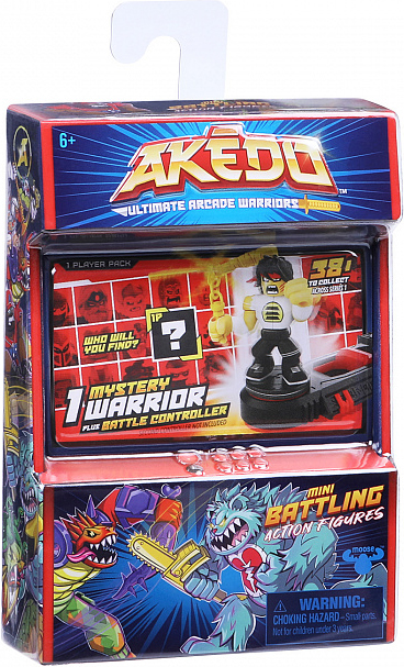 

Игровой набор Akedo: коллекционная фигурка (5 см) + контроллер (в ассортименте)