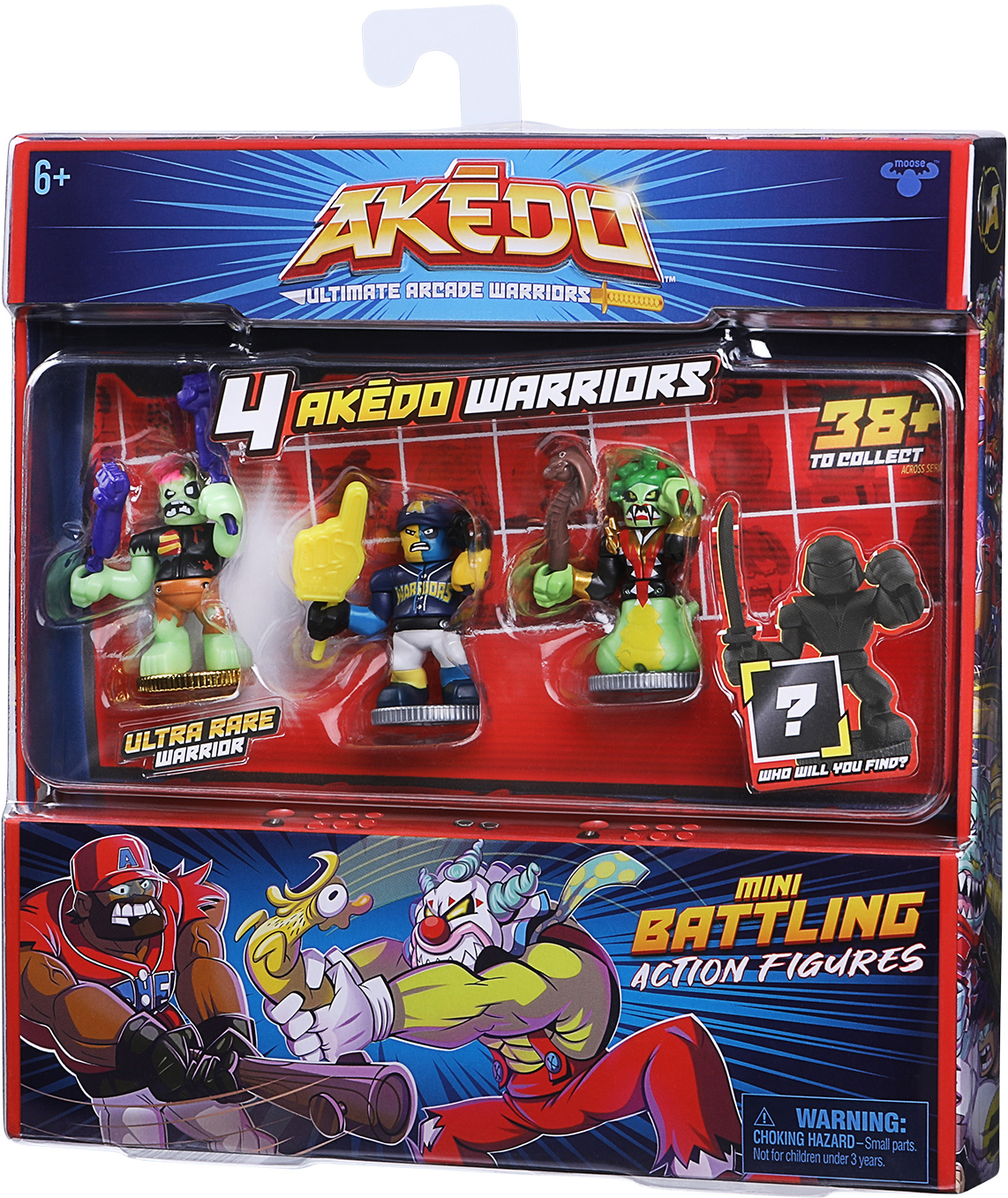 

Коллекционный игровой набор Akedo 4 фигурки – 5 (в ассортименте)