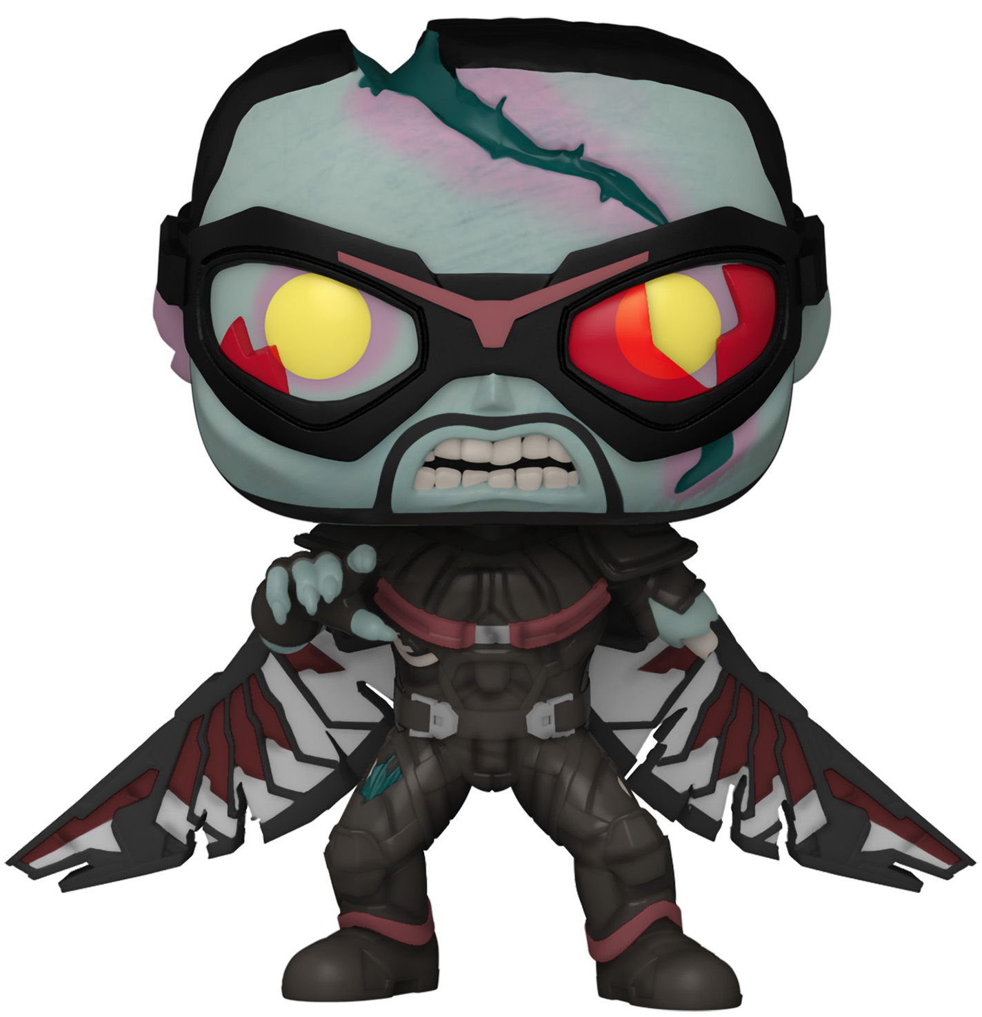 Фигурка Funko POP Marvel What If...? Zombie Falcon Bobble-Head (9, 5 см) фотографии