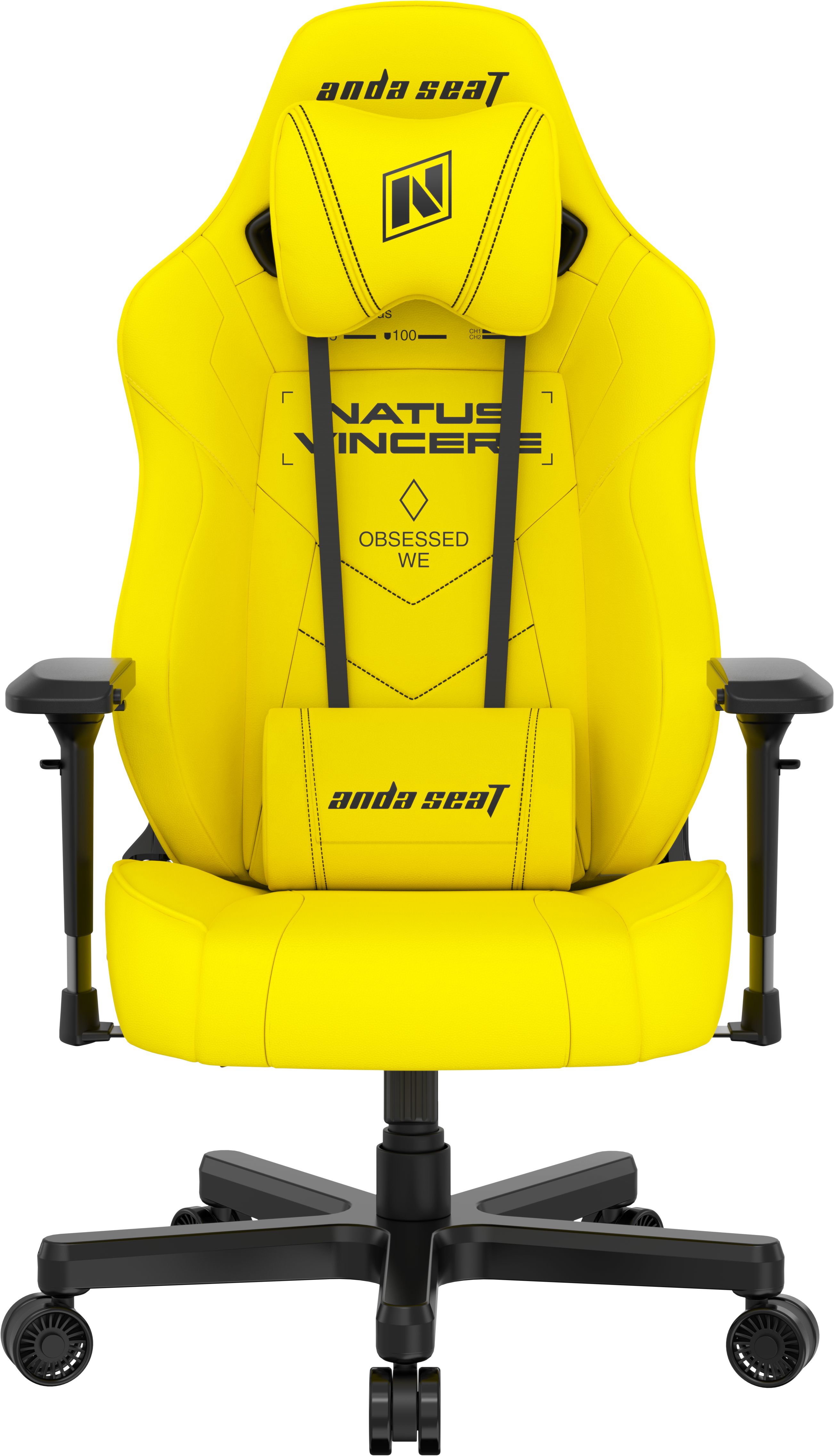 Кресло игровое Anda Seat Navi Edition (жёлтый) от 1С Интерес