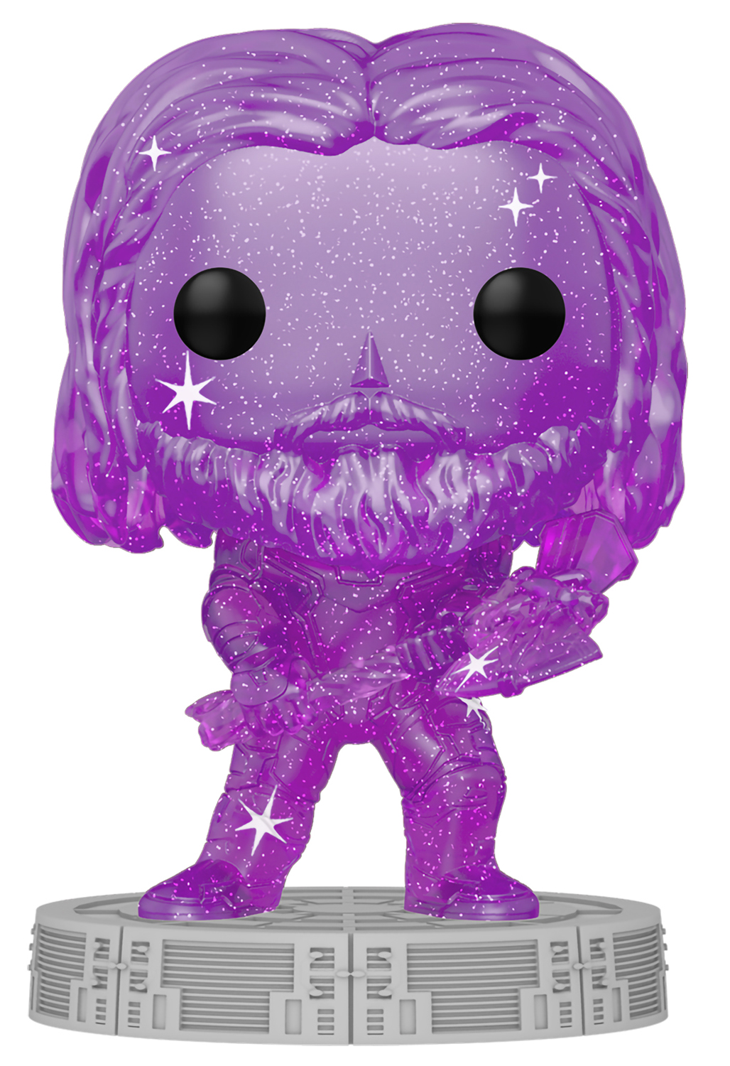 Фигурка Funko POP Art Series: Marvel Infinity Saga – Thor Purple With Case Bobble-Head Exclusive (9,5 см)