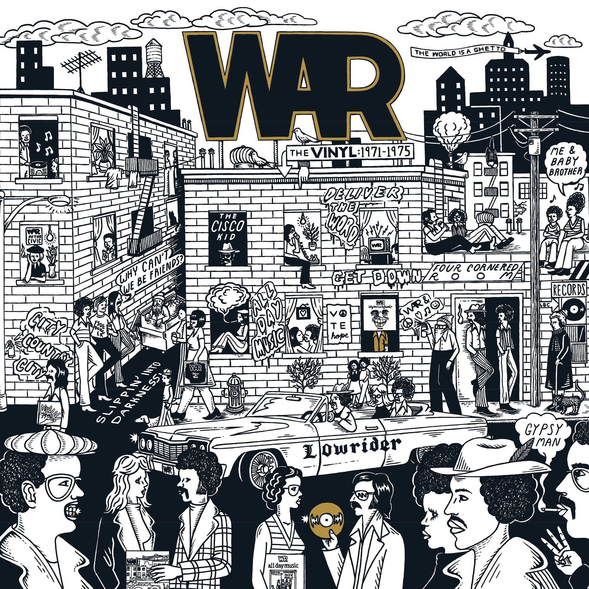 

WAR – Give Me Five! The War Albums 1971-1975 Coloured Vinyl (5 LP)
