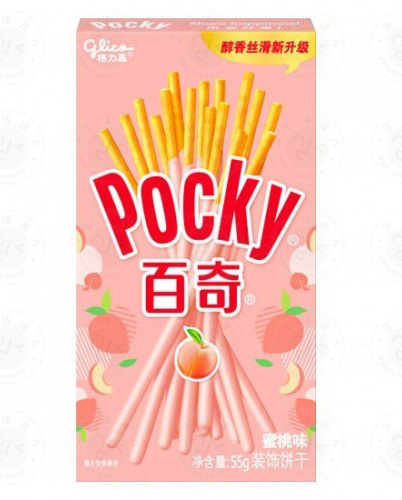 

Печенье-палочки Pocky со вкусом персика (55 г)