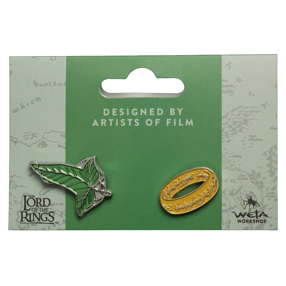 

Набор значков The Lord Of The Rings: Elven Leaf & One Ring