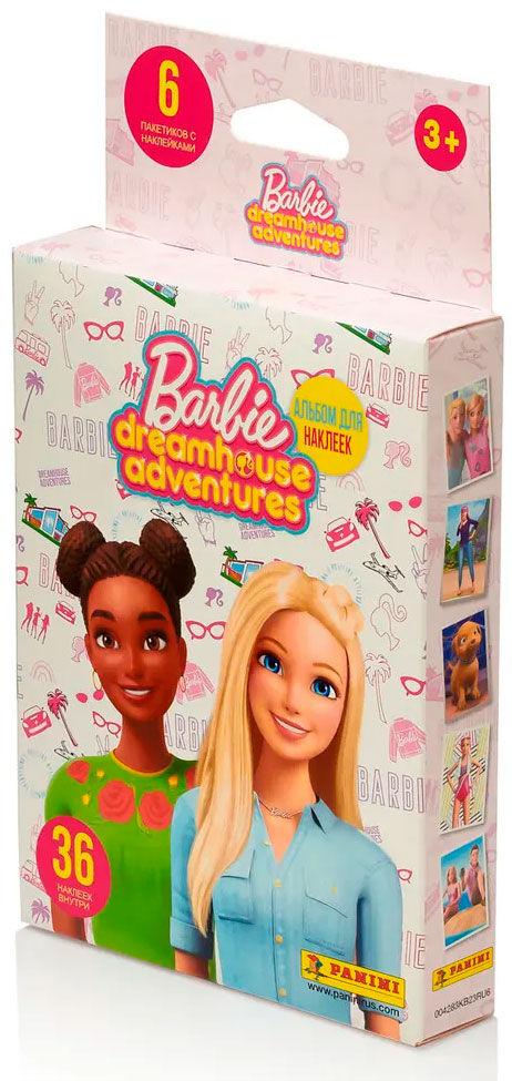Блистер с наклейками Barbie: Приключения в доме мечты (6 наборов)