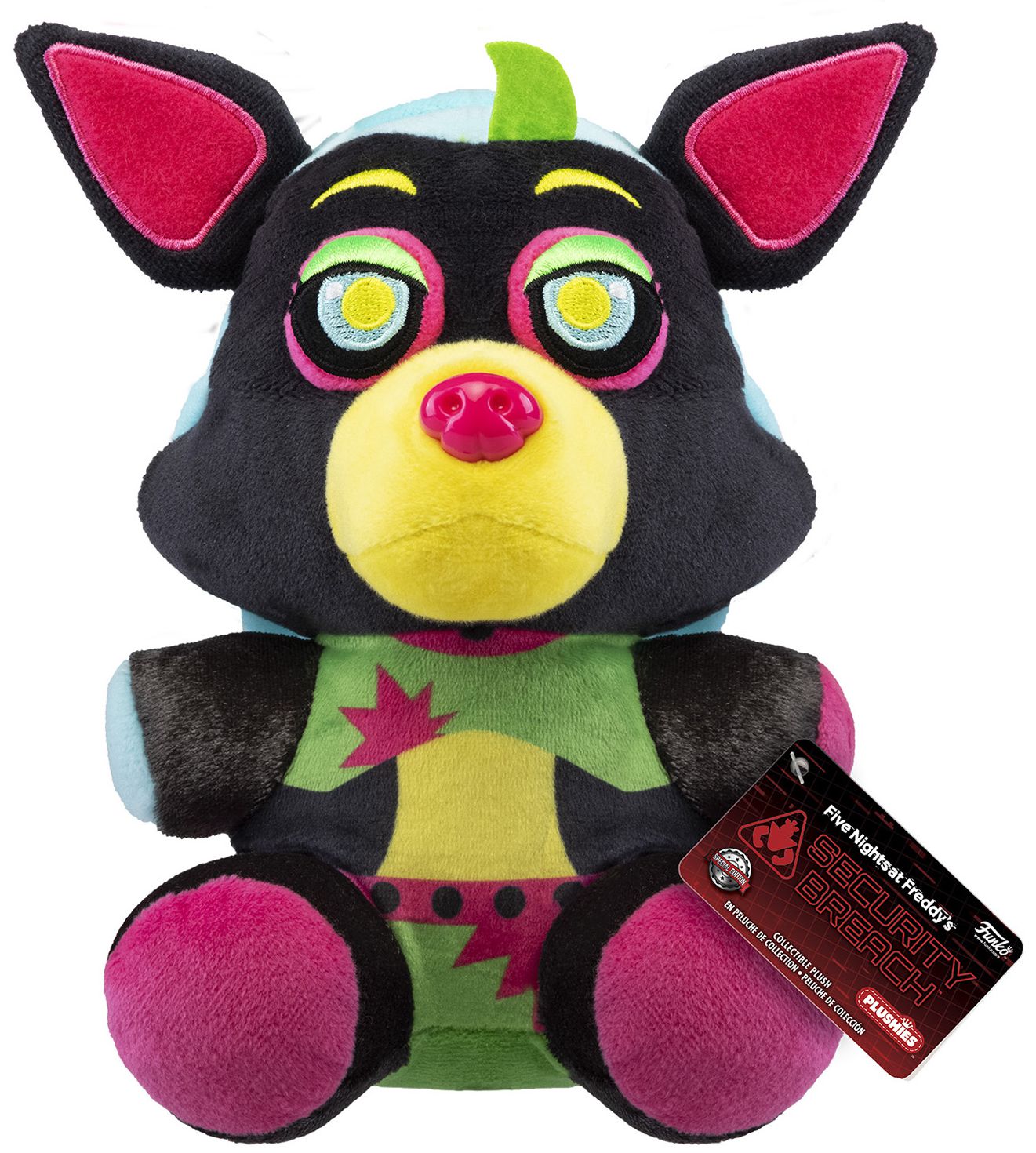 Мягкая игрушка Funko Plush: Five Nights At Freddy`s – Breach Blacklight Roxanne Wolf Exclusive (18 см)