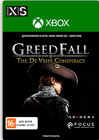 

GreedFall: The De Vespe Conspiracy. Дополнение [Xbox, Цифровая версия] (Цифровая версия)