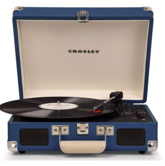 Виниловый проигрыватель Crosley Cruiser Deluxe CR8005D-BL Blue c Bluetooth от 1С Интерес