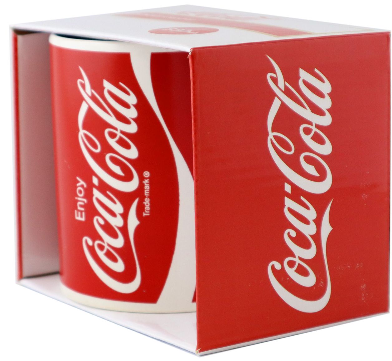 Кружка Кока-кола Классическая: Вкус наслаждения (330 мл, фарфор)