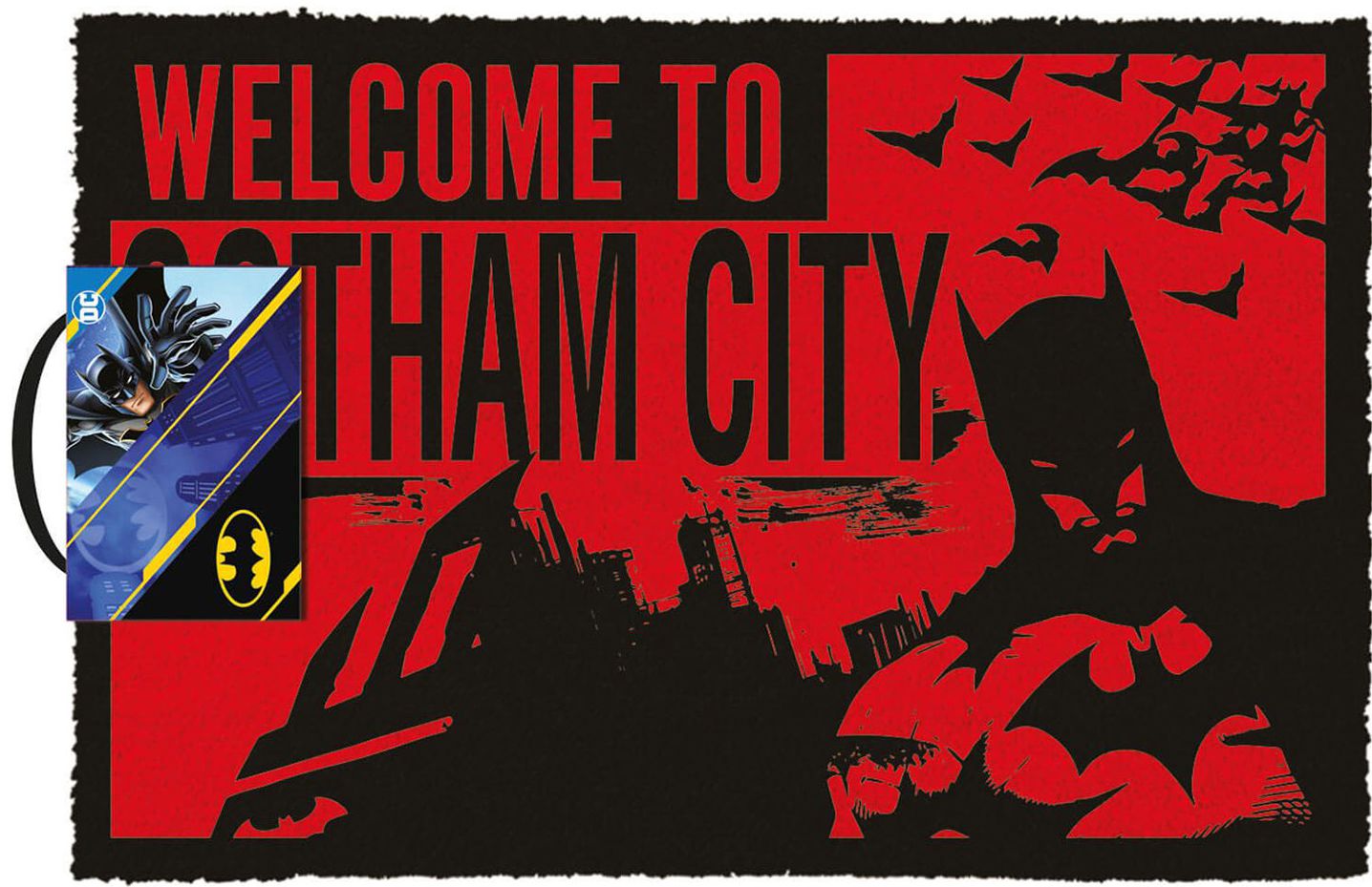 

Придверный коврик DC: Batman – Welcome To Gotham (красный)