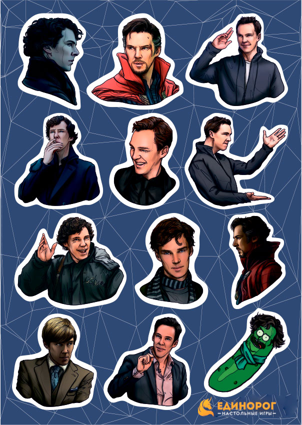 

Стикерпак Benedict Cumberbatch