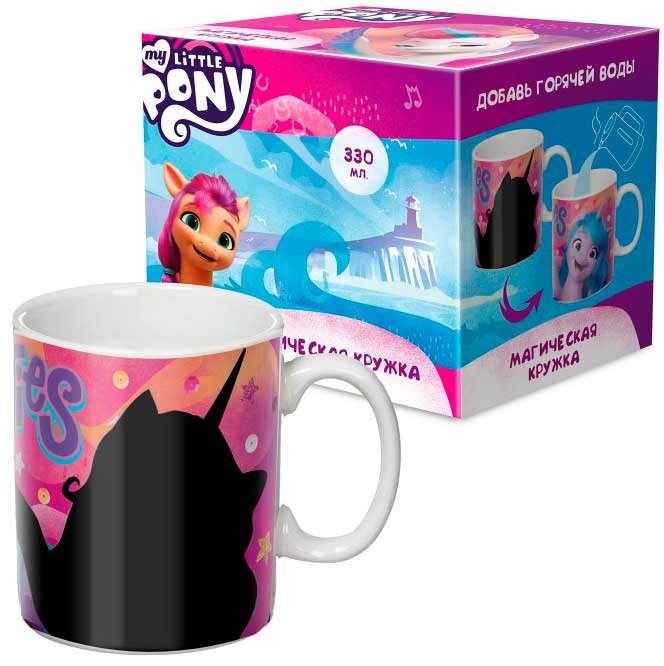 

Термокружка My Little Pony: Новое поколение розовая (330 мл, фарфор)