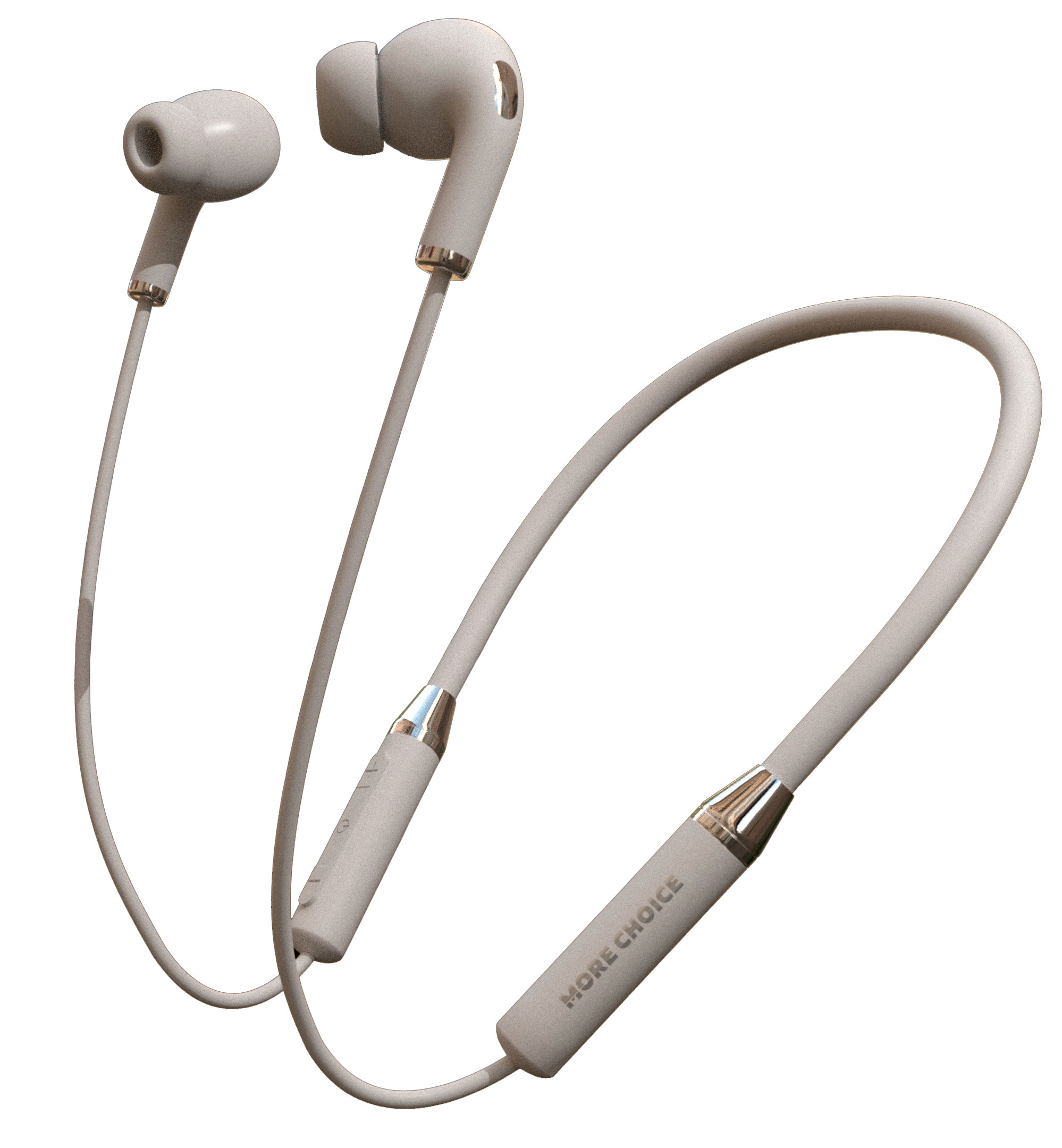 

Наушники More choice BG31S Bluetooth вакуумные с шейным шнурком (White)