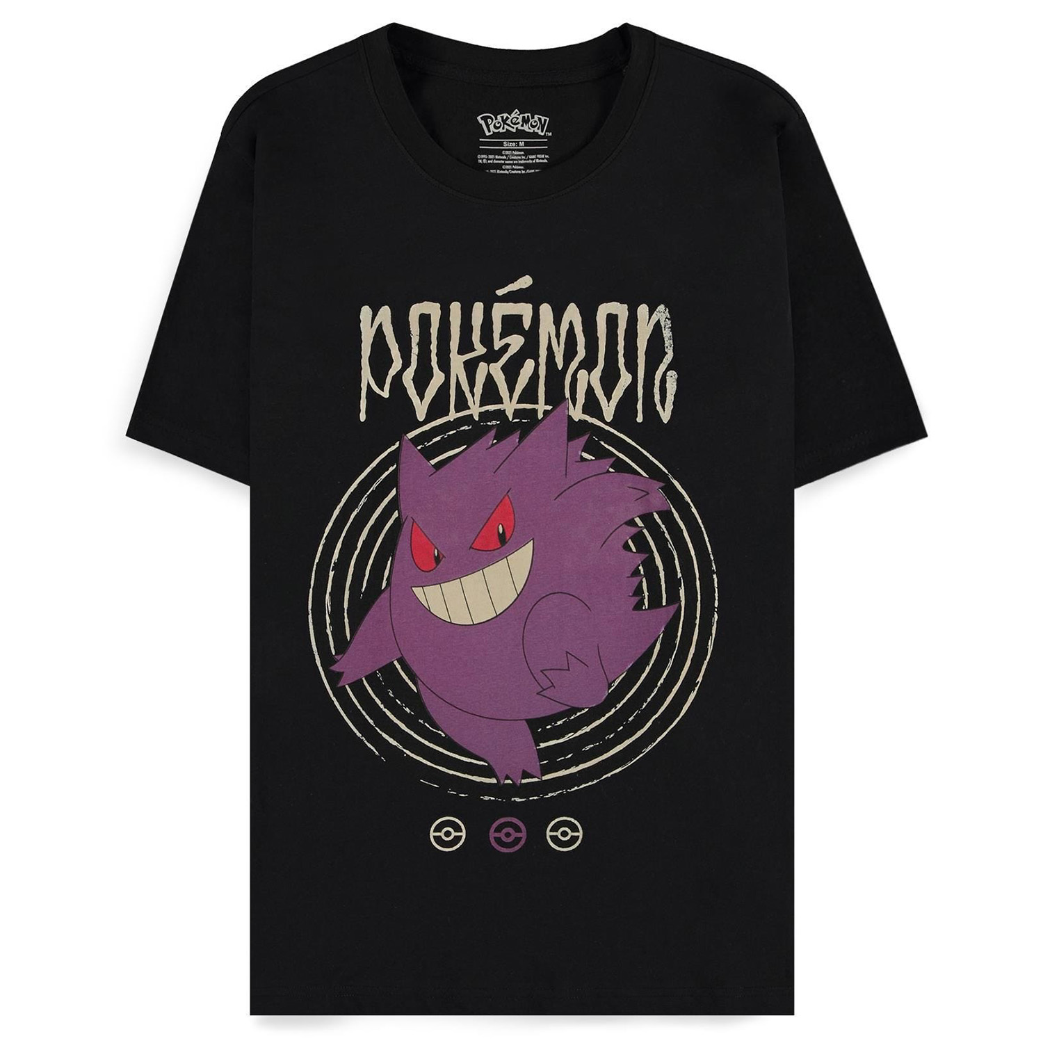 

Футболка Difuzed Pokemon: Gengar Rock (чёрная)