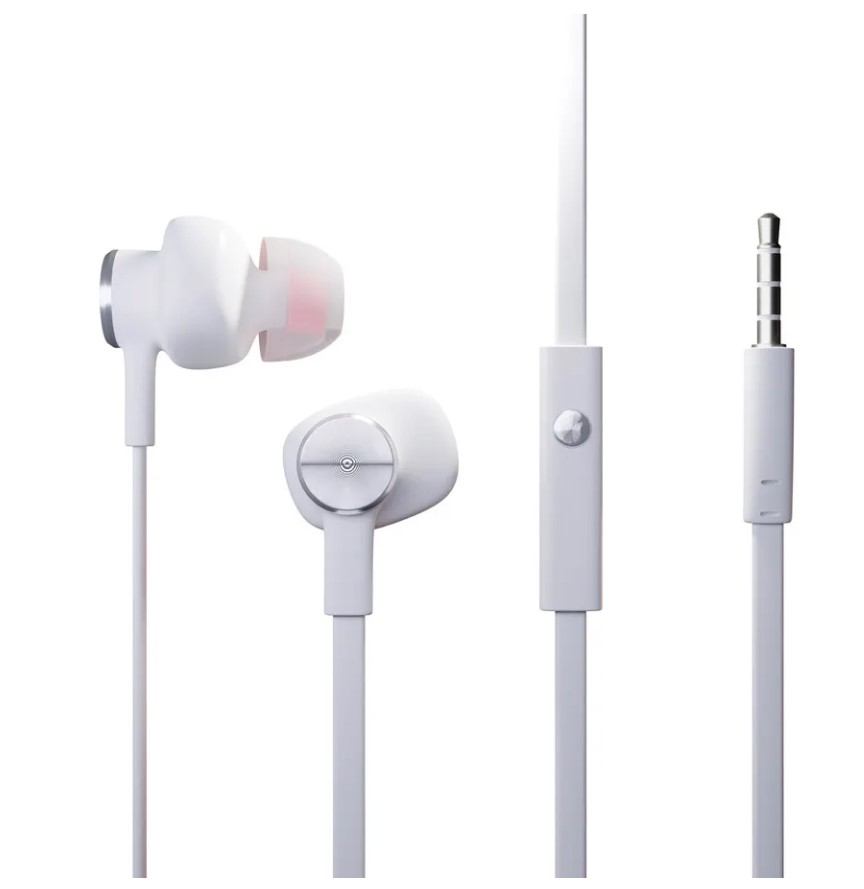 

Наушники More choice P42 проводные вакуумные (White Silver)