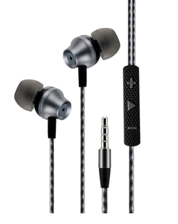 

Наушники More Choice P61 проводные вакуумные (Black Dark Silver)