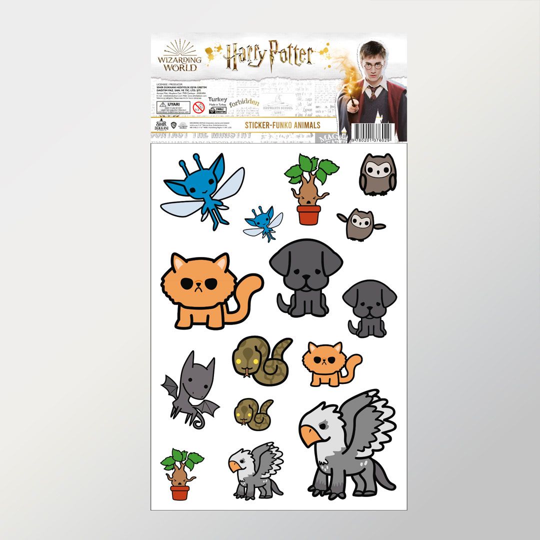 Набор наклеек Harry Potter: Animal Icons