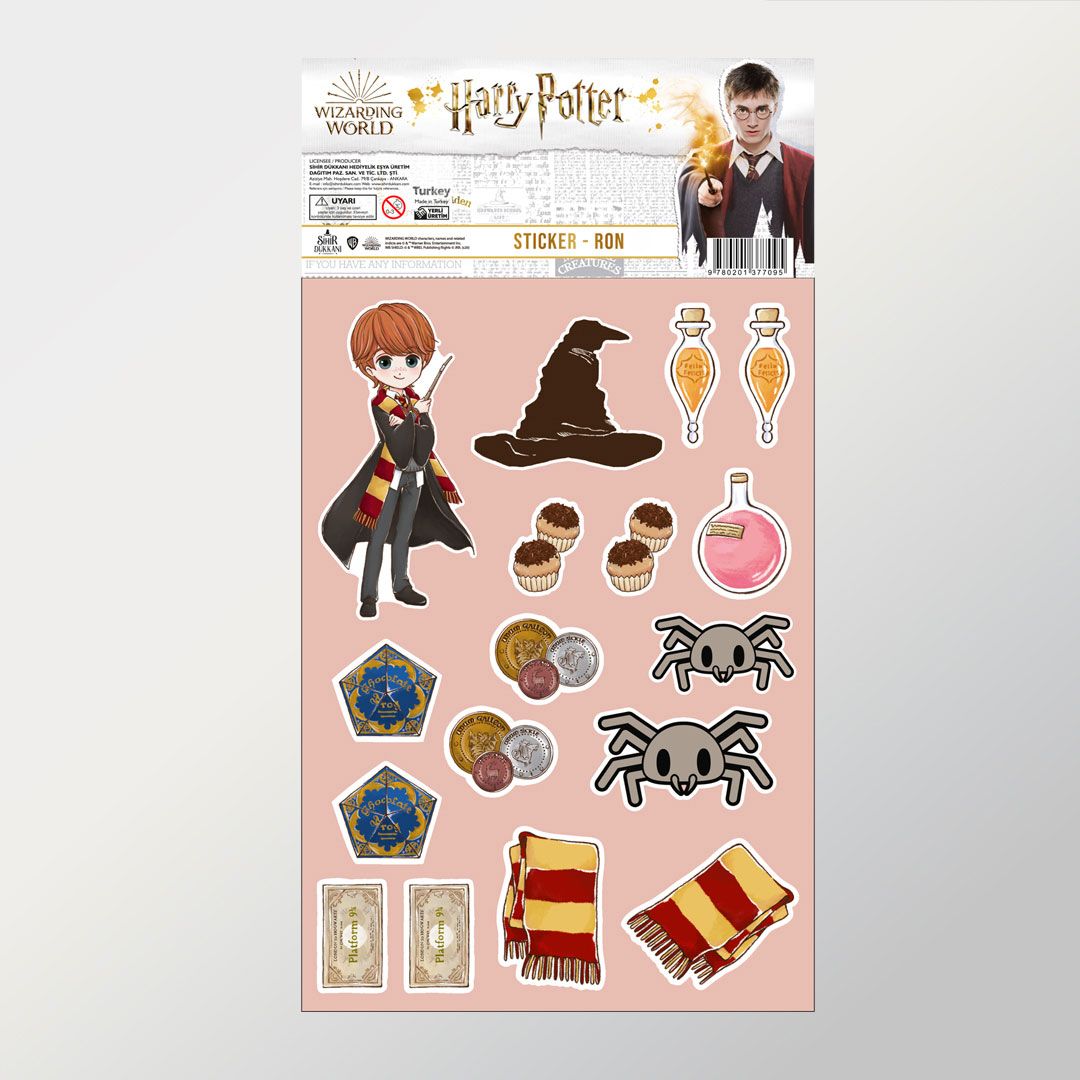 цена Набор наклеек Harry Potter: Anime Ron Weasley