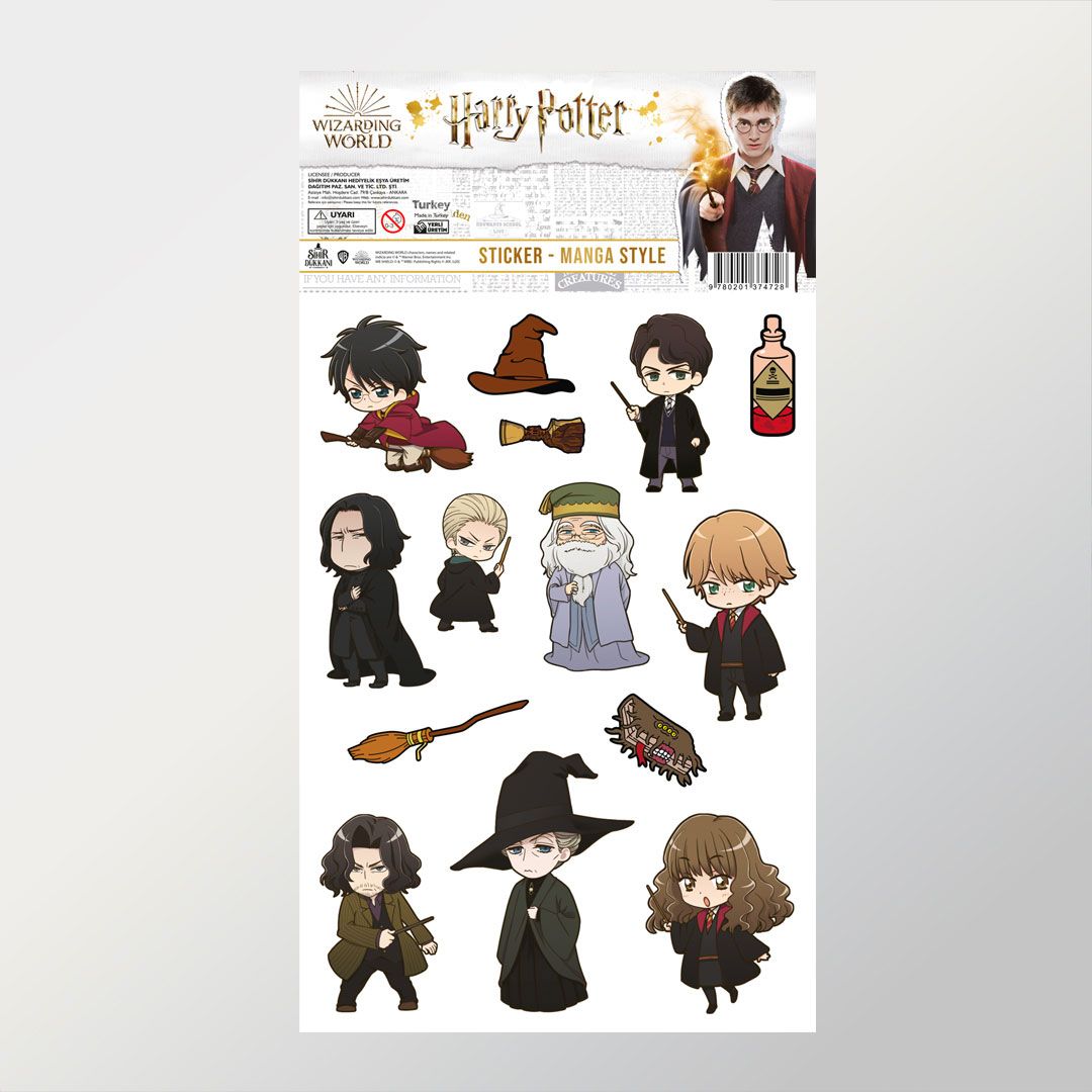 Набор наклеек Harry Potter: Characters Manga Style Ver.1