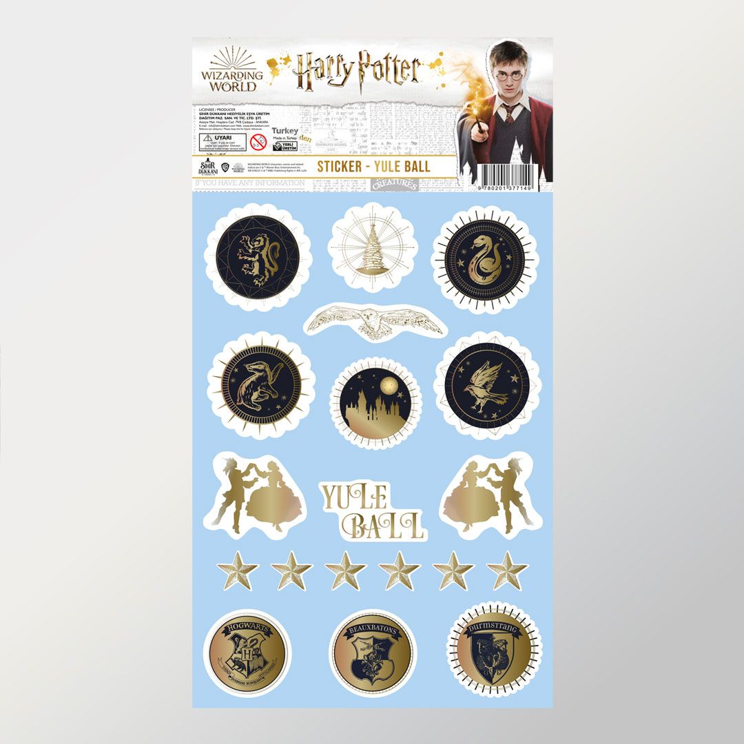 

Набор наклеек Harry Potter: Yuleball