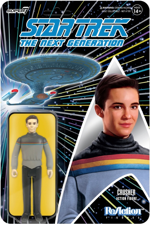 цена Фигурка ReAction Figure Star Trek: The Next Generation – Wave 1 – Wesley Crusher (9 см)