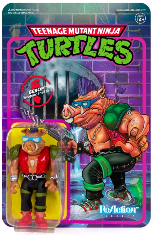 

Фигурка ReAction Figure Teenage Mutant: Ninja Turtles – Bebop (9 см)