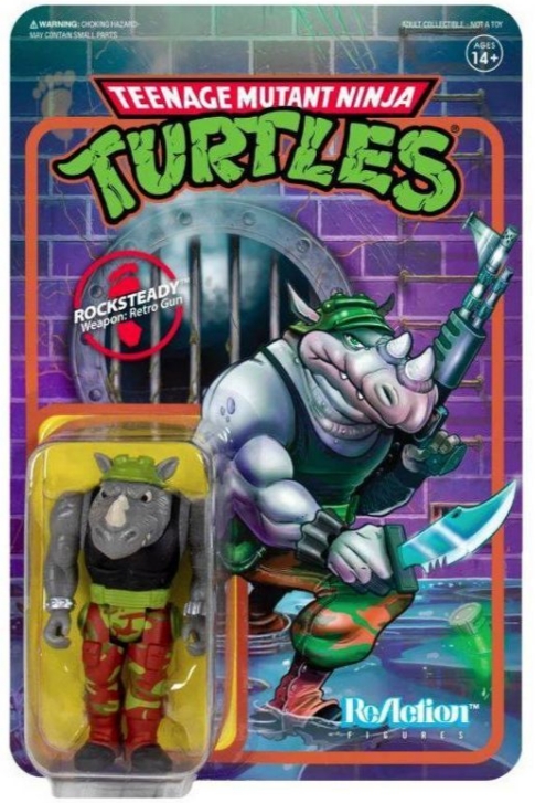 

Фигурка ReAction Figure Teenage Mutant: Ninja Turtles – Rocksteady (9 см)
