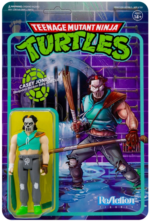 цена Фигурка ReAction Figure Teenage Mutant: Ninja Turtles – Wave 3 – Casey Jones (9 см)