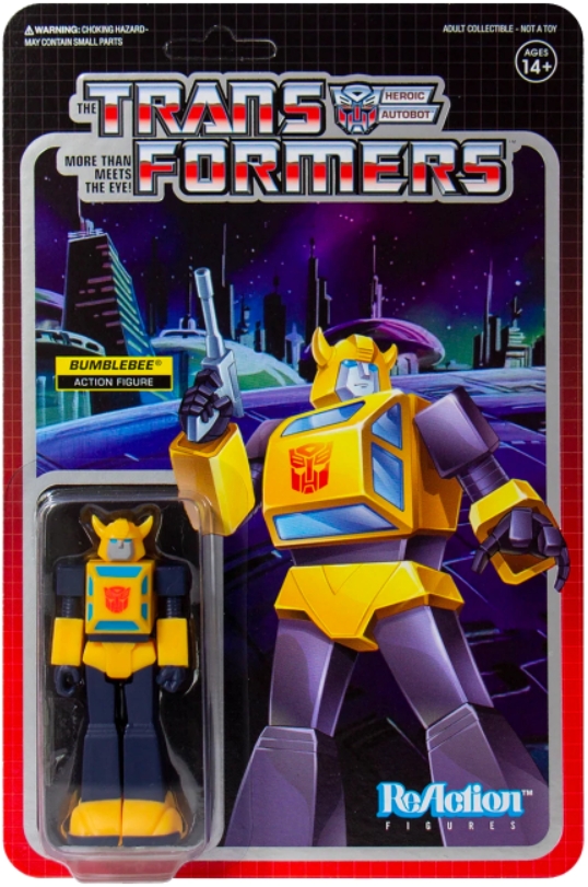 Фигурка ReAction Figure Transformers – Bumblebee (9 см) фото