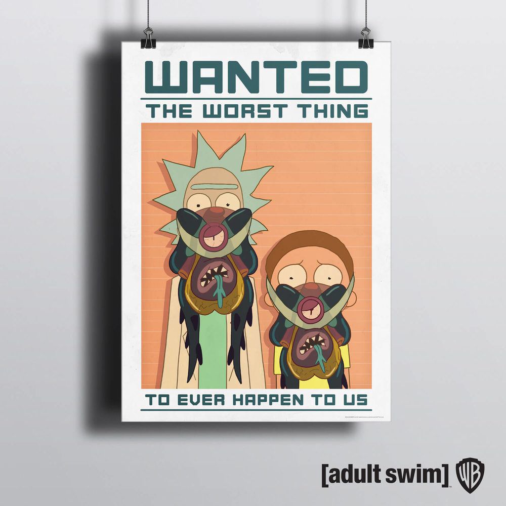 Постер Рик и Морти: Wanted