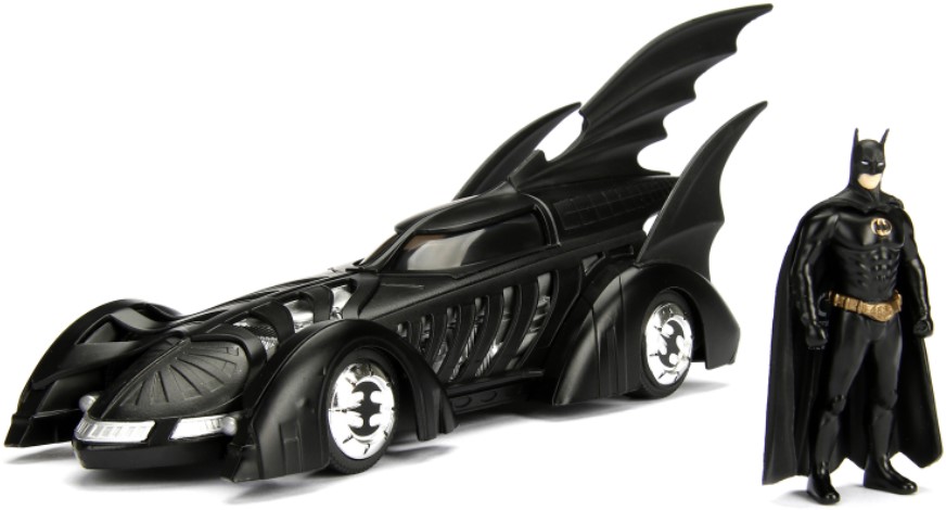 Набор Batman Forever 1995: фигурка Batman + машинка Batmobile (2 шт) (3 см / 7 см) фигурка batman 4 см