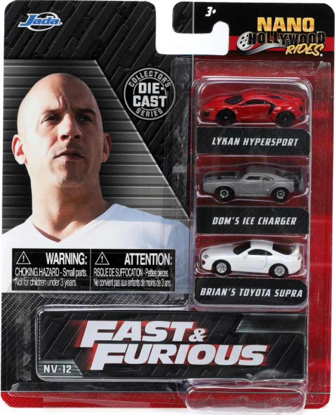

Набор машинок Hollywood Rides: Fast & Furious (3 шт.)